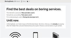 Desktop Screenshot of boringdeals.com